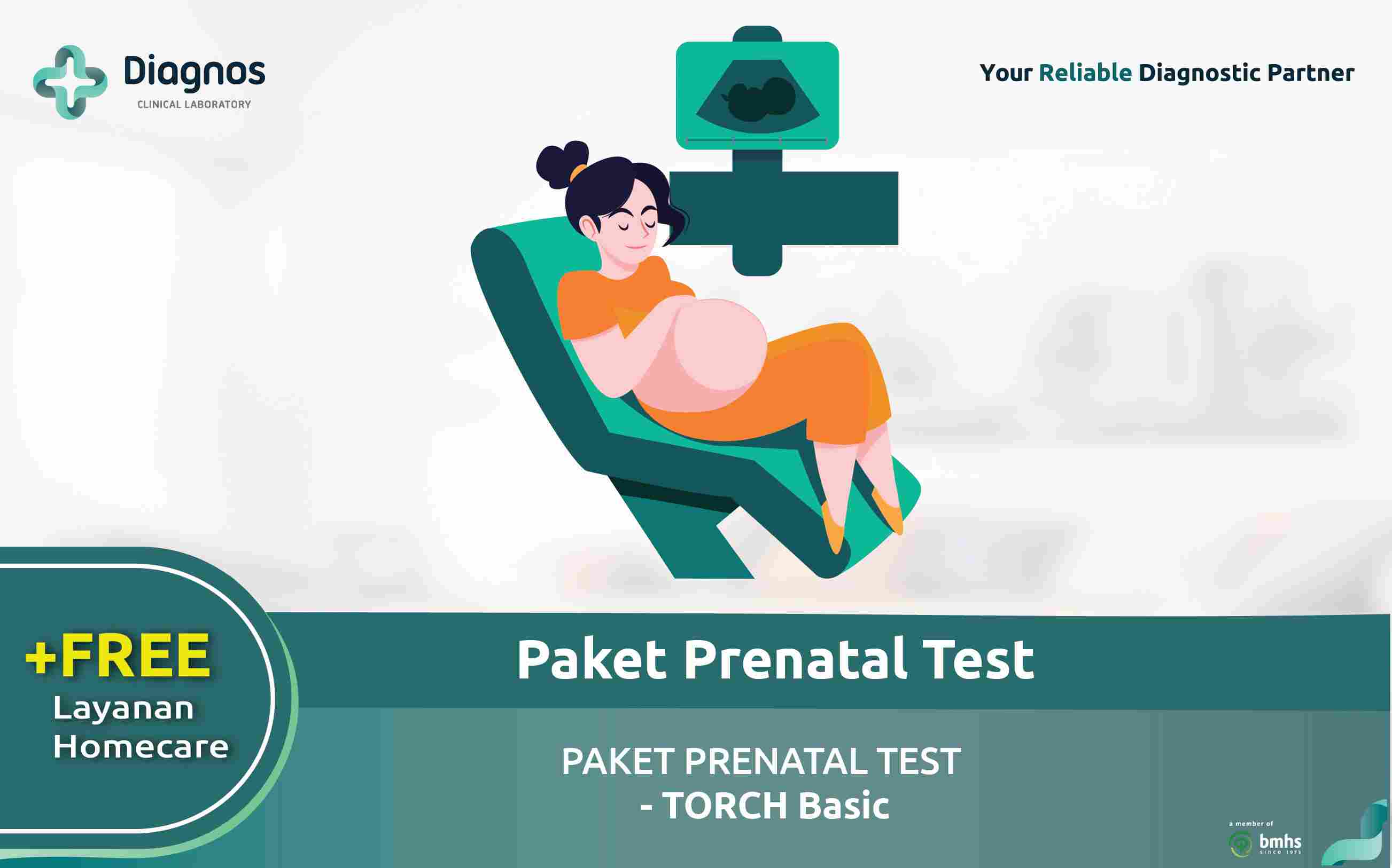 PAKET PRENATAL TEST - TORCH Basic