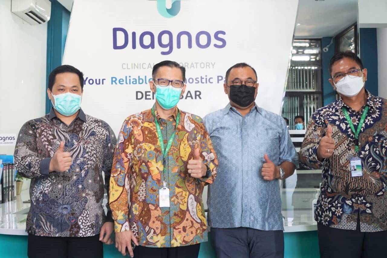 PT Diagnos Laboratorium Utama Tbk (DGNS) berekspansi dengan membuka cabang mandiri di Jalan Abulyatama, Ruko UNIBA Blok B No. 12 Kelurahan Belian, Batam, Kepulauan Riau (Kepri) 29432, Selasa (12/7/22).